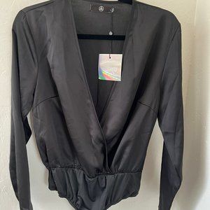 Missguided Wrap Front Bodysuit